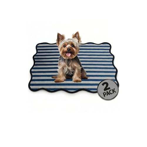 Image of PUPIBOO Washable Pee Pads for Dogs and Cats - Super Absorbent Reusable Puppy Training Pads - 100% Waterproof, Leak-Proof & Non-Slip Whelping Pads for Pet Housebreaking