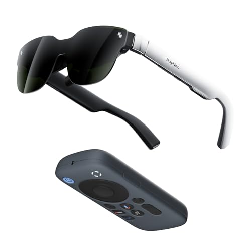 RayNeo Air 3s Glasses and Pocket TV Bundle : Experience 201" Mega Screen with 650 Nits Brightness