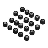 Hoement 20 Stück Andruckrollen aus Gummi 10mm für Kassettenrekorder und Videorekorder Verschleißfest Stabile Leistung Einfacher Austausch
