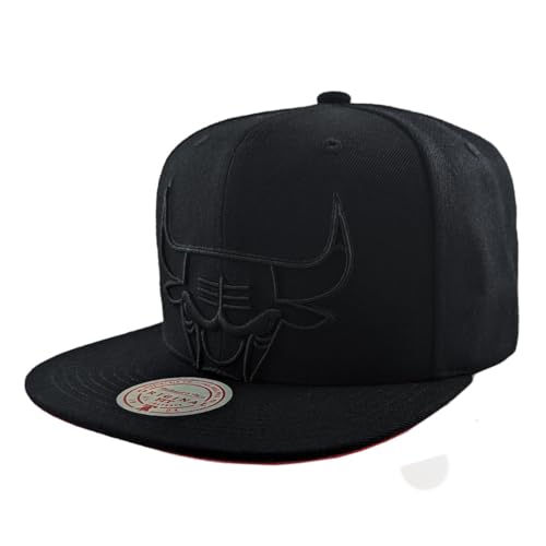 Mitchell & Ness NBA Cropped XL Snapback Cap Chicago Bulls Black