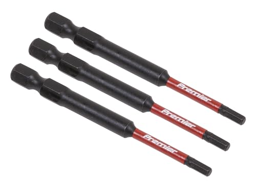 Sealey 3pc 75mm Hex 3mm Impact Power Tool Bit Set - AK8261