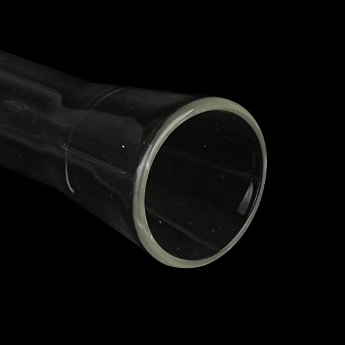Senzeal Aquarium Clear Glass Feeder Tube For Fish Tank Shrimp Feeding With 2Pcs Suction Cups 200Mm/8Inch Length #TOP3