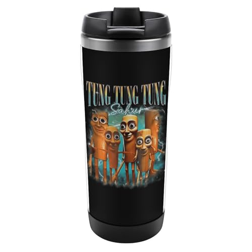 Tung Tung Tung Sahur イタリアンブレインロット 水筒 子供用 グッズ マグボトル 380ml 直飲み 魔法瓶 男の子 女の子 ステンレス 保温保冷 おしゃれ アニメ 学生用 アウトドア スポーツ 通園 通学 プレゼント