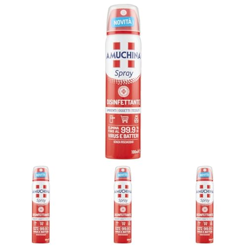 Amuchina Spray Disinfettante Virucida per Ambienti, Oggetti e Tessuti, 100