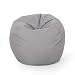 Christopher Knight Home 313639 Bean Bag, Light Gray Small