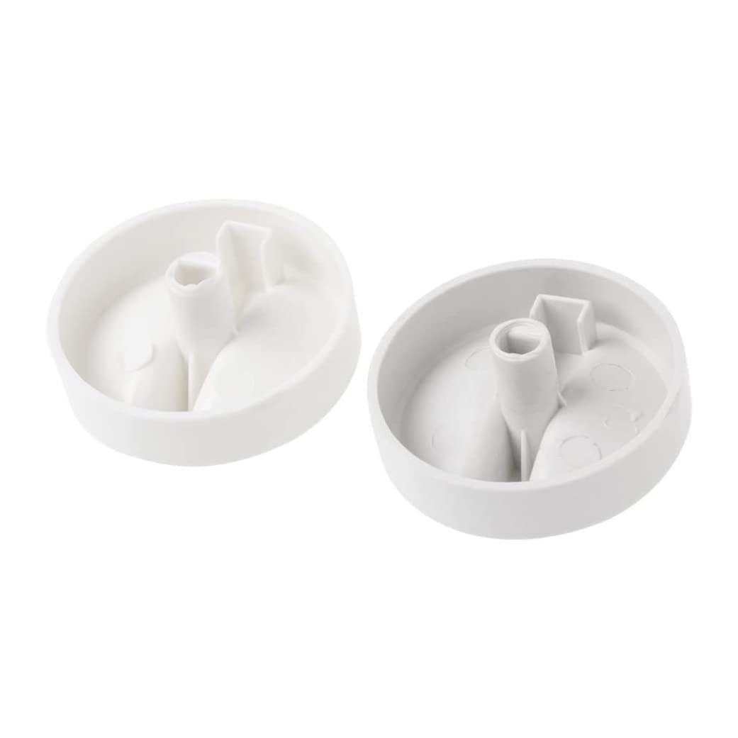 2Pcs Microwave Oven Plastic Spool Rotary Knob Timer Control Switch..