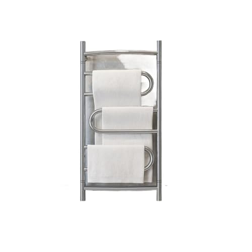 Sèche-serviette électrique rotatif en acier inoxydable étanche pour salle de bain