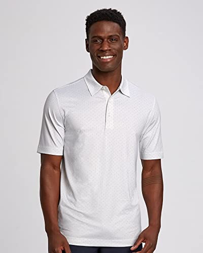 Polo para hombre Cutter & Buck modelo Pike con estampado Double Dot miniatura 3