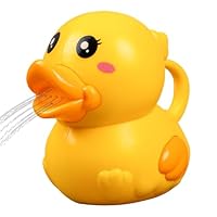 Watering Can For Kids - Toy Watering Can | Yellow Duck Bucket Pitcher | Cute Gardening Tool For Flowers Plants Outdoor Yard Lawn Beach Sandbox Bathroom Play Children Preschool Gift