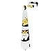 BoomDragon Men's Fashionable Dental Hygienist Crown Teeth Necktie - Durable Skinny Paisley Necktie for Meeting Office, Suit Accessories