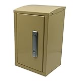 Outdoor Insulated Tap Cover Box, Weatherproof Lock Box (Ivory)