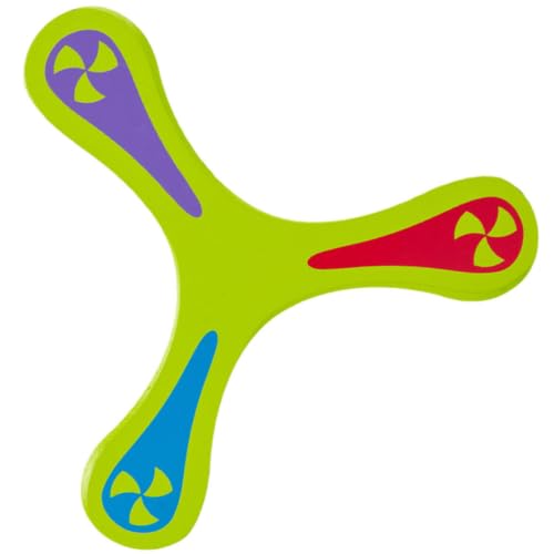 Boomerang de Madera para Niños YARNOW Juguete para Lanzar y Atrapar al Aire Libre miniatura 1