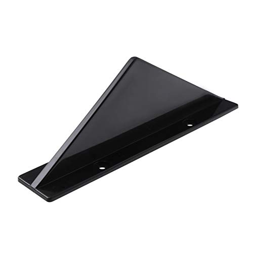 Henniu 4 peças de para-choque traseiro de carro barbatana de tubarão triângulo spoiler universal pre