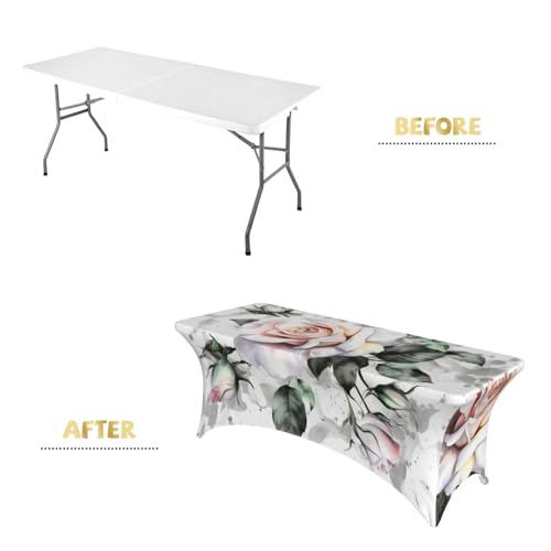Nappe de fête extensible blanche lavable infroissable