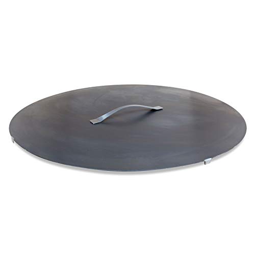 SvenskaV Deckel Feuerschalen aus Rohstahl, 79 cm