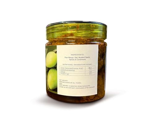 Image of Mango in Mustard Sauce - 400G | Aam Kasundi Traditional Home-Made Bengali Recipe | No Artificial Colours, Flavours and Preservatives