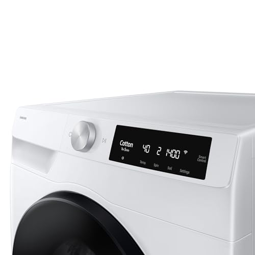Image of Samsung 2.5 Cu. Ft. Compact Smart Front Load Washer with AI Smart Dial, 30 Min Super Speed Wash, Steam Clean, Energy Star Certified, Space-Saving Design, White, WW25FG6B34BEA2