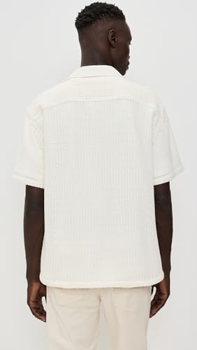 FRAME Men's Open Weave Short Sleeve Shirt3