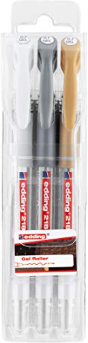 edding 2185 gelroller set de 3 colores metálicos 0,7 mm miniatura 2