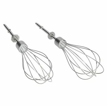 Fouets en acier inoxydable pour batteur SMEG HMF01 (Lot de 2 accessoires d'origine 690074750)