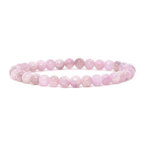 Bracelet élastique Justinstones perles 6mm en pierres semi-précieuses de 16,5 cm