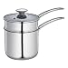 Produktbild Küchenprofi Wasserbad Topfset CAPRI | Ø14cm, Gesamthöhe: 19cm | Edelstahl Topf mit Deckel | für alle Herdarten inkl. Induktion geeignet | Schmelztopf Kerzenwachs, Schokolade und mehr | Saucentopf