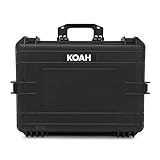 Koah Weatherproof Hard Case with Customizable Foam (22.4 x 16.7 x 8.5 Inch Outer, 19.9 x 13.9 x 7.6 Inner)