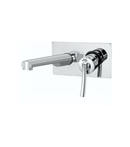 JAL Tansa Single Lever Wall Mounted (Conc.) Basin Mixer with Straight ...