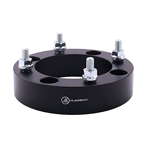 VLAOSCHI Black Forged 4x137 ATV Wheel Spacers 1.5 Inch with 12x1.5 Studs Compatible with Honda Can-Am 4 Lug for 2019-2022 Talon 1000R 1000X | 2016-2022 Pioneer 1000 | 2017-2022 Maverick X3 - Pack of 2