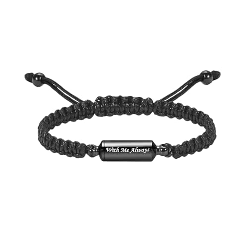 [Vdaxvme] Openable Stainless Steel Cremation Bracelets Pendants for Holding Pet Ashes and Memorial Keepsakes with Secure Closure