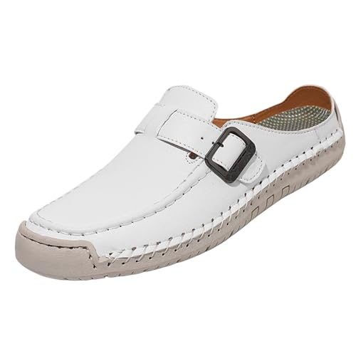 Mocasines clásicos sin espalda para evitar el cansancio diario con zapatos planos ligeros