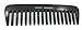 Produktbild Strähnenboy 232 by Hercules Sägemann Carbon-Kamm anthrazit 13 cm 18 Zinken Lockenkamm Strähnenkamm Afrokamm grobe Zahnung (C232a) antistatisch