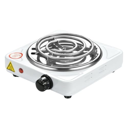 Pequeña Estufa Eléctrica, Quemador Eléctrico Simple Ajustable para la Cocina (Enchufe de la UE)