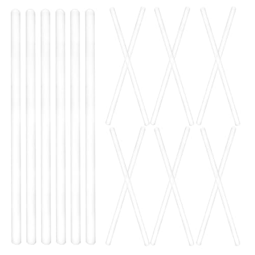 Cabilock 20pièces Bâtonnet Mélangeur Verre Borosilicate Haute Résistance Agitateur à Tête Ronde Transparent pour Laboratoire et Cuisine Outil Pratique Agitation et Mélange Réutilisable