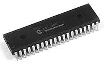 Microchip PIC16F887-I/P ICS and Semiconductors, 8 Bit CMOS Microcontrollers with Nanowatt Technology, 8 Level Deep Hardware Stack, 2.1" L x 0.63" W x 0.25" H Pack of 2