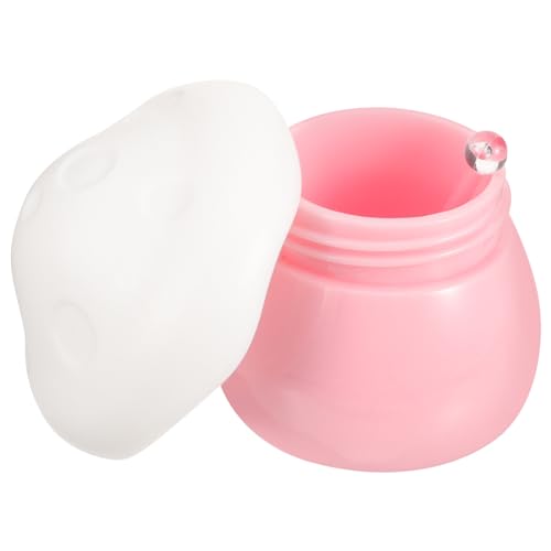 NOLITOY 1 Juego Prácticas Cajas De Cosméticos Tapa Loción Delineador De Labios Pasta Brillantina Sin Aire Botella De Agua Reutilizable Etiquetas Bomba Equipo Menta El Plastico Rosa