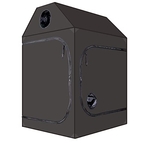 Grow Tent Roof 48"X48"X72" High Reflective Grow Tent Indoor Grow Room For Planting Fruit Flower Veg With Removable Water-Proof Floor Tray #TOP22