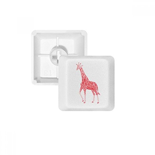 Keycaps PBT Girafe Rouge pour clavier mécanique OEM vierge R3 multicolore style animaux en danger