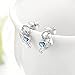 Otter Earrings 925 Sterling Silver Sea Otter Stud Earrings for Women Cute Animal Jewelry Gifts for Women