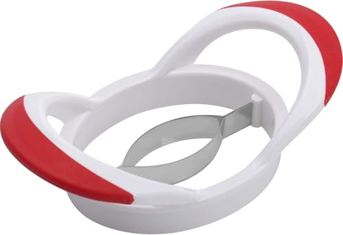 Foto von Westmark Mangoteiler, 20 x 10,5 x 6,5 cm, Rostfreier Edelstahl/Kunststoff, Weiß/Rot/Silber, 51642270