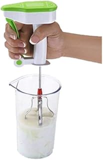 Manual Hand Blender for Kitchen – Stainless Steel Blade Mixer & Beater for Coffee, Lassi, Milkshake, Cream & Egg – Hand Pr... Price In India