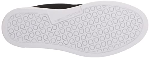 DC DC Men's Villian Casual Slip on Skate Shoe Black/Black/White 8.5