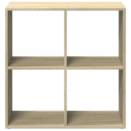 Estantería moderna de madera roble Sonoma con acabados premium para despachos de diseño 6