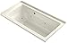 KOHLER K-1947-RW-96 Archer 60" x 30" Alcove Whirlpool Bath with Bask Heated Surface, Integral Tile Flange and Right-Hand Drain, Biscuit