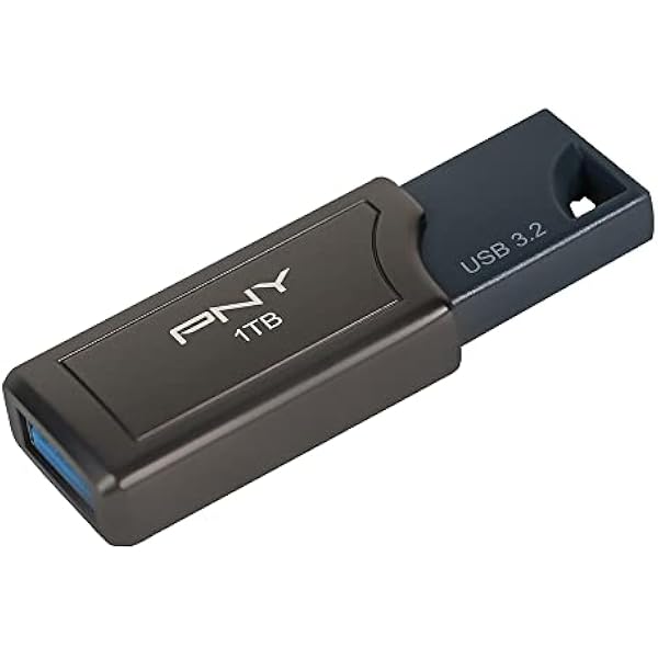 PNY 1TB PRO Elite V2 USB 3.2 Gen 2 Flash Drive up to 600MB s read speed