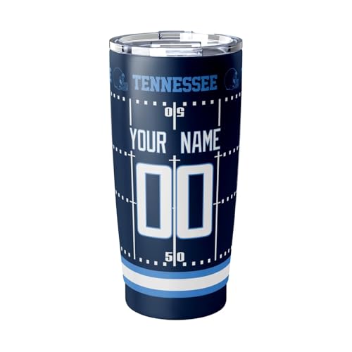Image of ANTKING Tennessee Tumbler 20 oz Travel Coffee Cup for Men Women Boy Custom Name Number Gifts