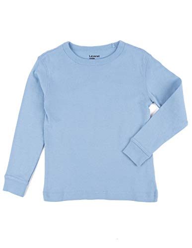 Image of Leveret Long Sleeve Boys Girls Kids & Toddler T-Shirt 100% Cotton (2-14 Years) Variety of Colors