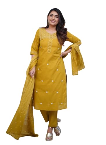 Image of FABNEX Kurta Set for Women | Women Kurti Pant Set (K-148-150)