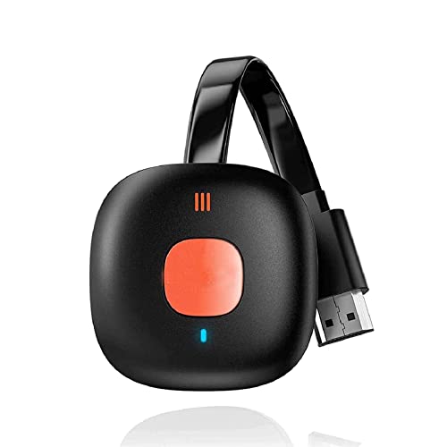 4K HDMI Wireless Display Dongle Adapter, WiFi HDMI Adapter Connector Support Airplay DLNA Miracast Compatible with iOS Android/Windows/Mac/PC/MacOS to TV/Projector/Monitor, Miracast, DLNA, Airplay