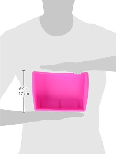 Miniatura 3 de NY Cake Designer Purse Cake Kit Silicone Baking Mold, 8 14" x 5 34" x 2", Pink